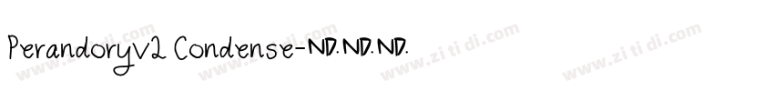 Perandoryv2 Condense字体转换